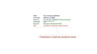 Fix FileZilla Critical Error: Could Not Connect to Server