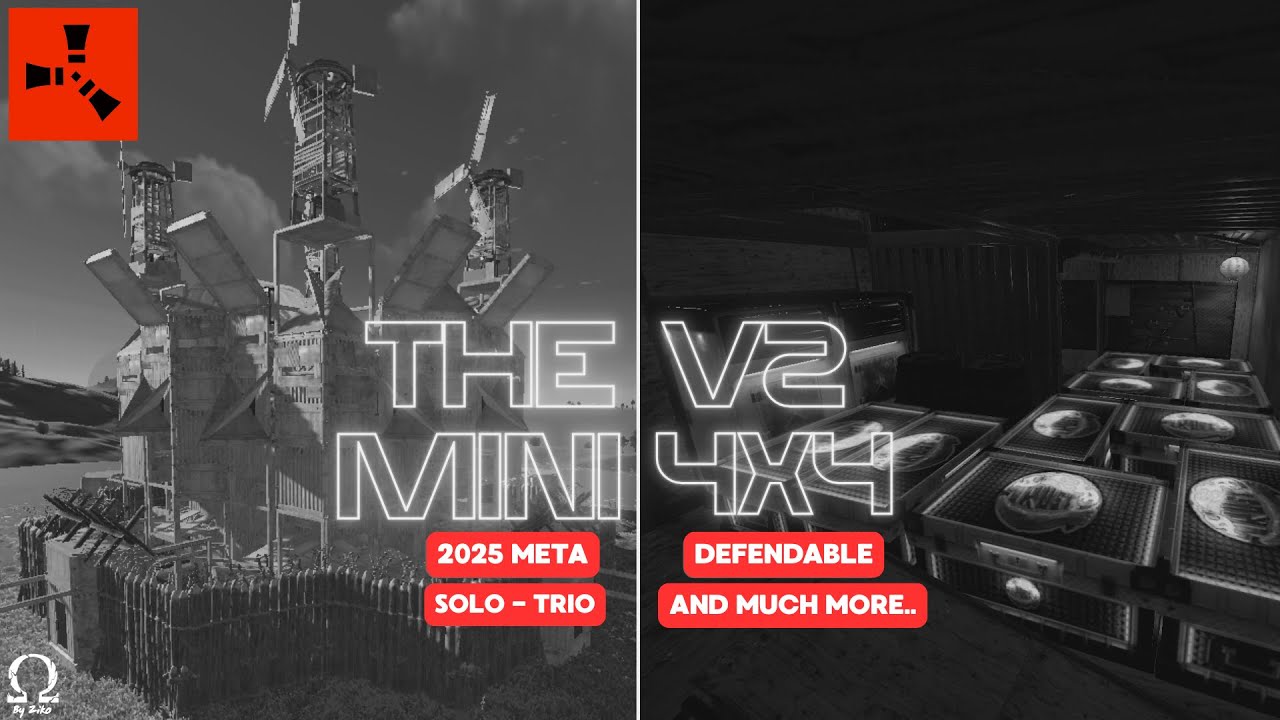 THE V2 4x4 (2025) META SNOWBALL SOLO/QUAD SEMI OPEN CORE | Rust Base Design