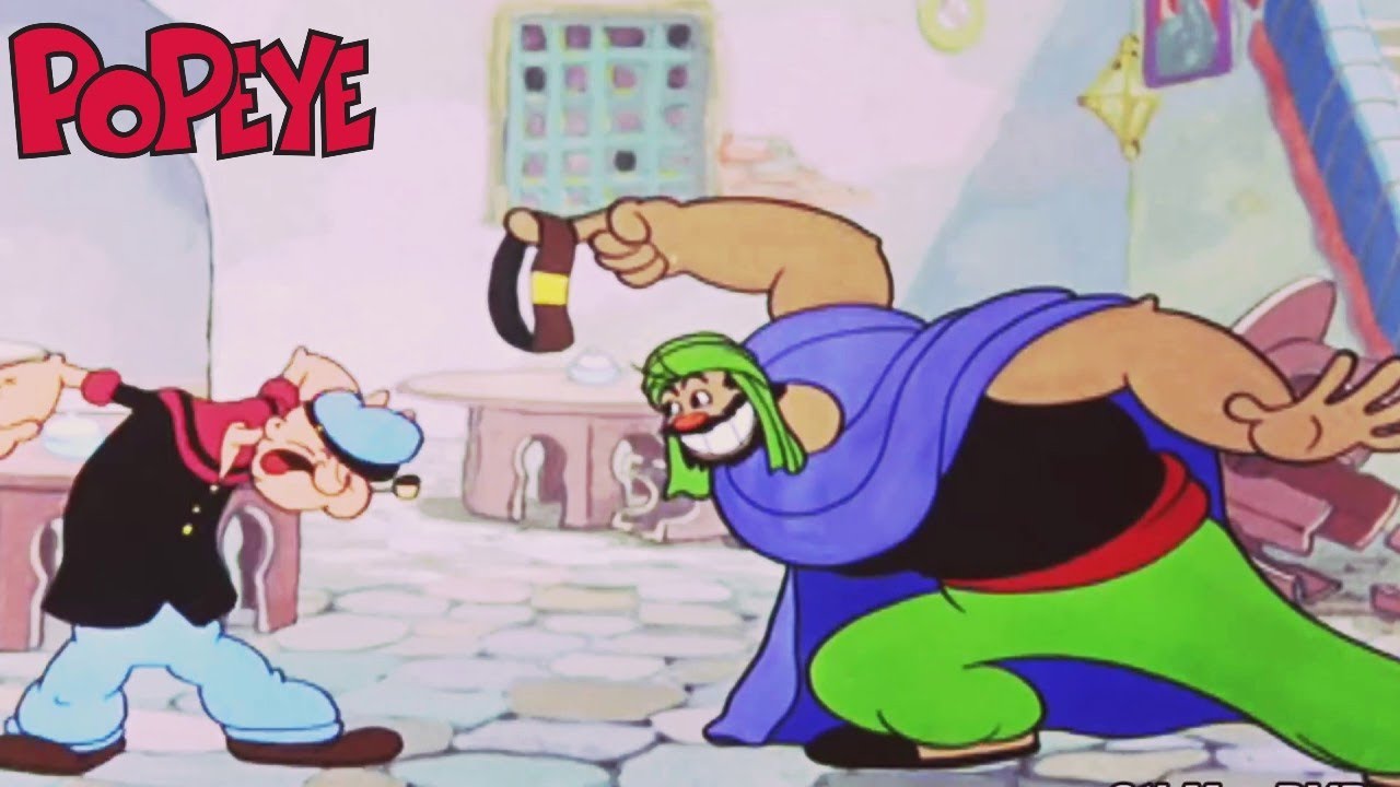 Popeye the Sailor Meets Ali Baba's Forty Thieves 1937 Fleischer Cartoon