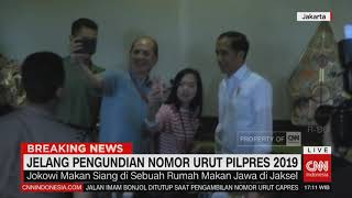 Jokowi Makan Siang di Sebuah Restoran di Jaksel, Layani Warga yang Ingin Selfie