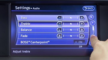 2015 Infiniti Q70 - Control Panel and Touch Screen Overview (if so equipped)