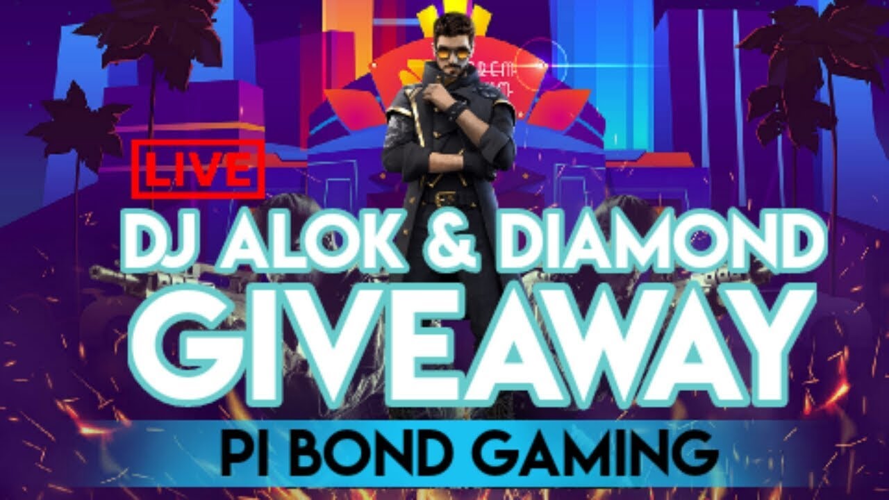 Dj Alok Diamond Giveaway Comment Your Only Uid Free Fire Live Pi Bond Gaming Youtube