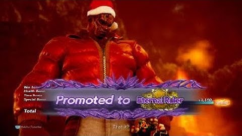 Fahkumram Promoted to Eternal Ruler! VS Revered Ruler Feng Laggy PS4 Version 5 Tekken 7 202209051502