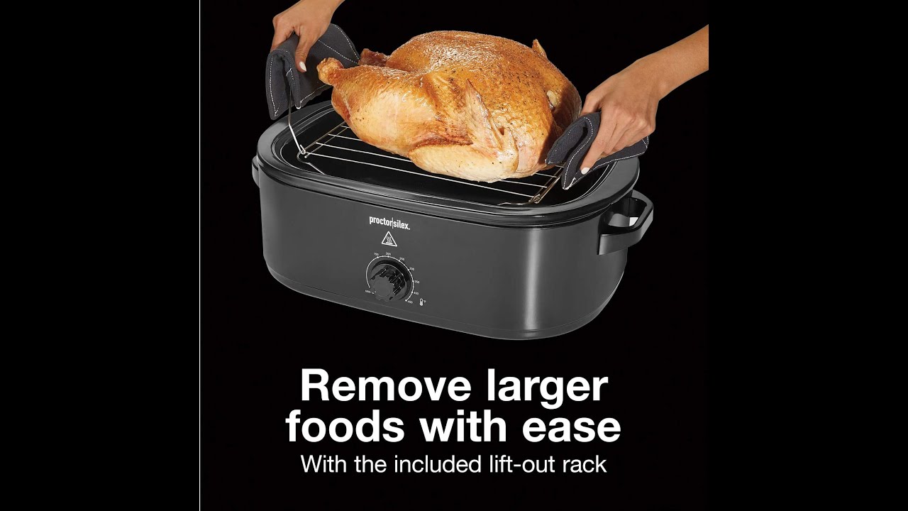 ProctorSilex 24Pound Turkey Roaster Oven with Variable Temperature
