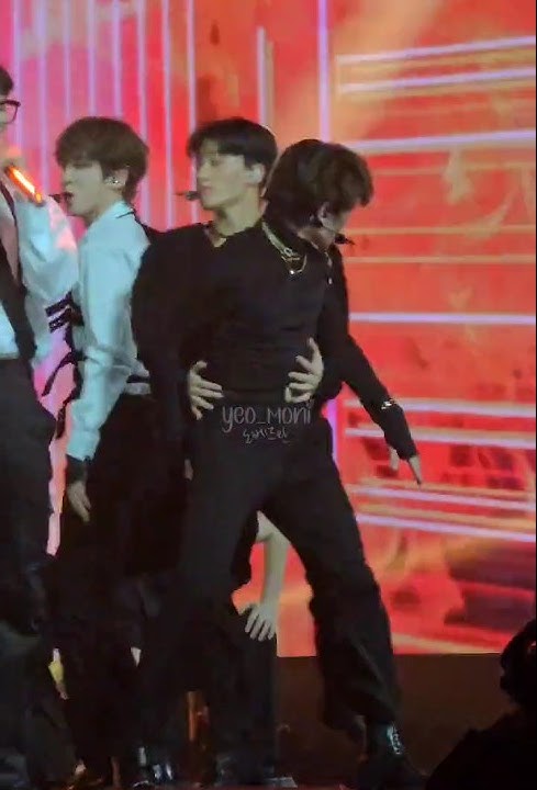 San ran to help yeosang for holding yunho and crashed into eachother #san #yeosang #ateez #shorts