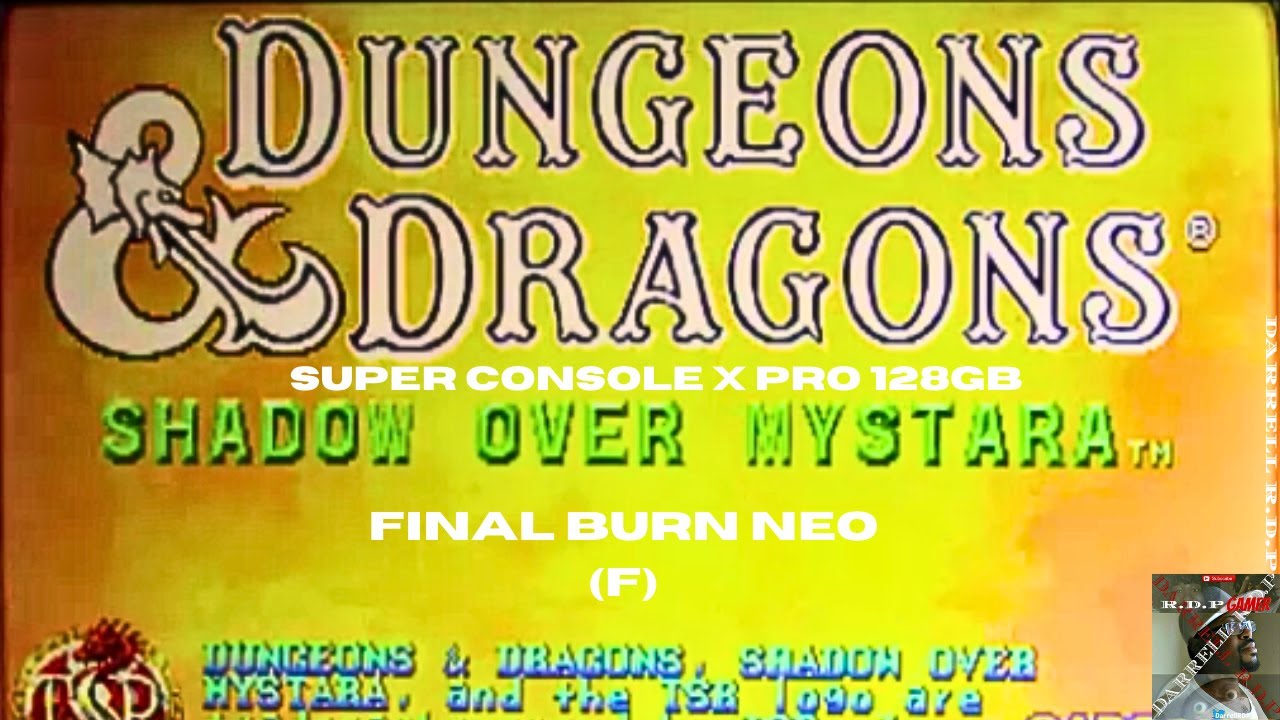 Dungeon & Dragon: Shadow Over Mystara / Final Burn Neo (F) - YouTube