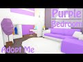 Purple Modern Bedroom Speed Build | Adopt Me | Roblox