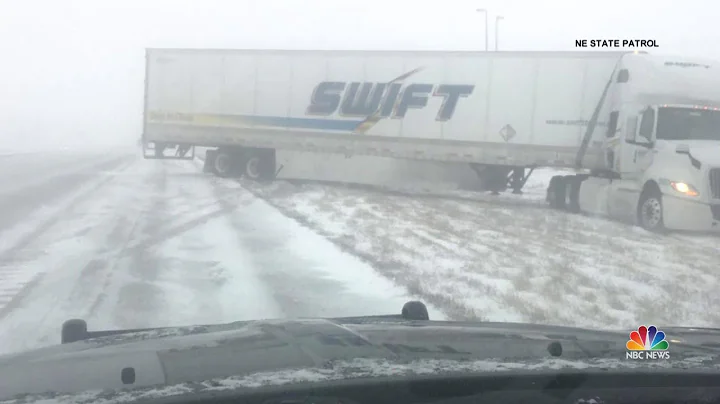 Massive Snowstorm Causes Holiday Weekend Travel Chaos | NBC Nightly News