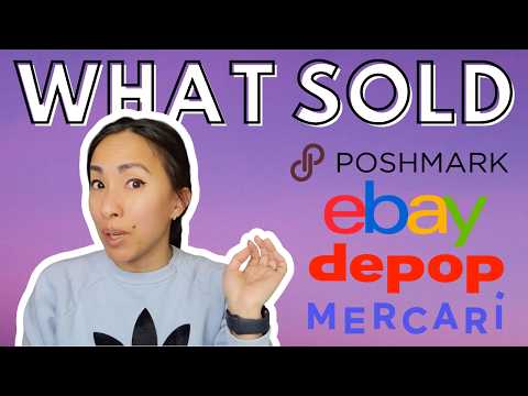 When Sales are Meh - What Sold on Poshmark, eBay, depop, and Mercari for a Part-Time Reseller thumbnail
