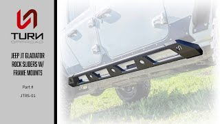 Jeep JT Gladiator Rock Sliders | With Frame-Mount System | 2020–2026 Installation Guide