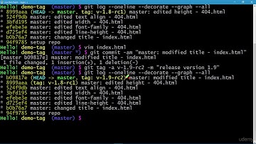 092 Git Tagging Lightweight and Annotated Lab