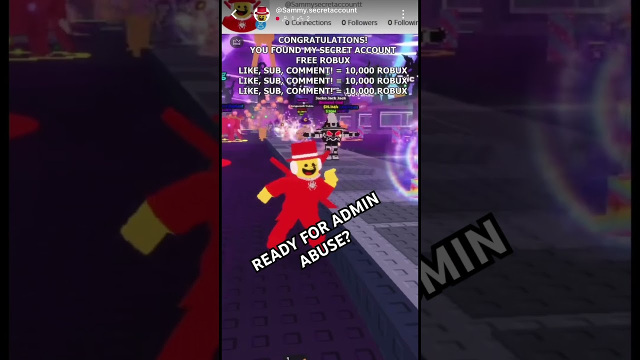 Admin abuse now on live 