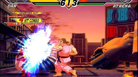 Capcom Vs. SNK 2-Dan, Sakura, & Blanka Playthrough