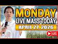 MONDAY FILIPINO LIVE MASS TODAY II APRIL 27, 2026 II FR. FIDEL ROURA