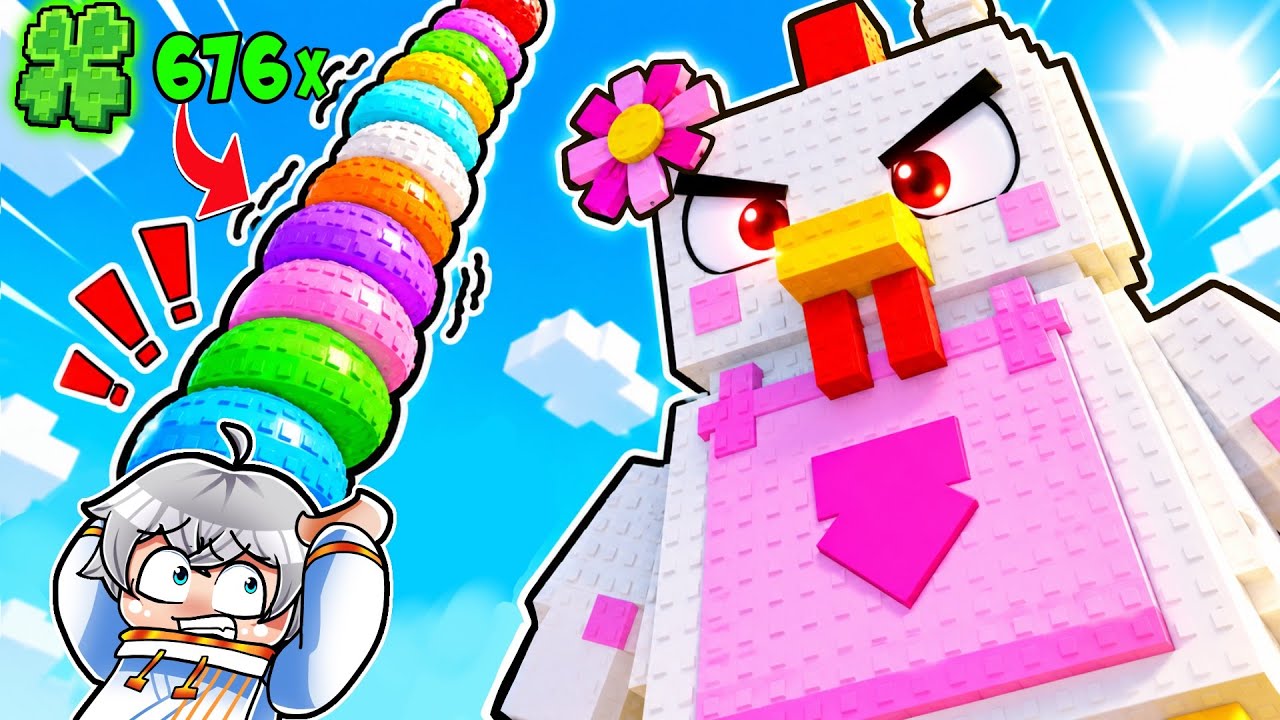 Aku Bikin GAME ROBLOX BARU Lagi! Tumpuk TELUR SUPER TINGGI Demi DIVINE! (Stack an Egg)