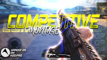 Competitive Montage⚡K20 Pro 90 fps In BGMI?⚡ Arrow Os + Quantic kernel⚡| Road To 200 Subs🥀