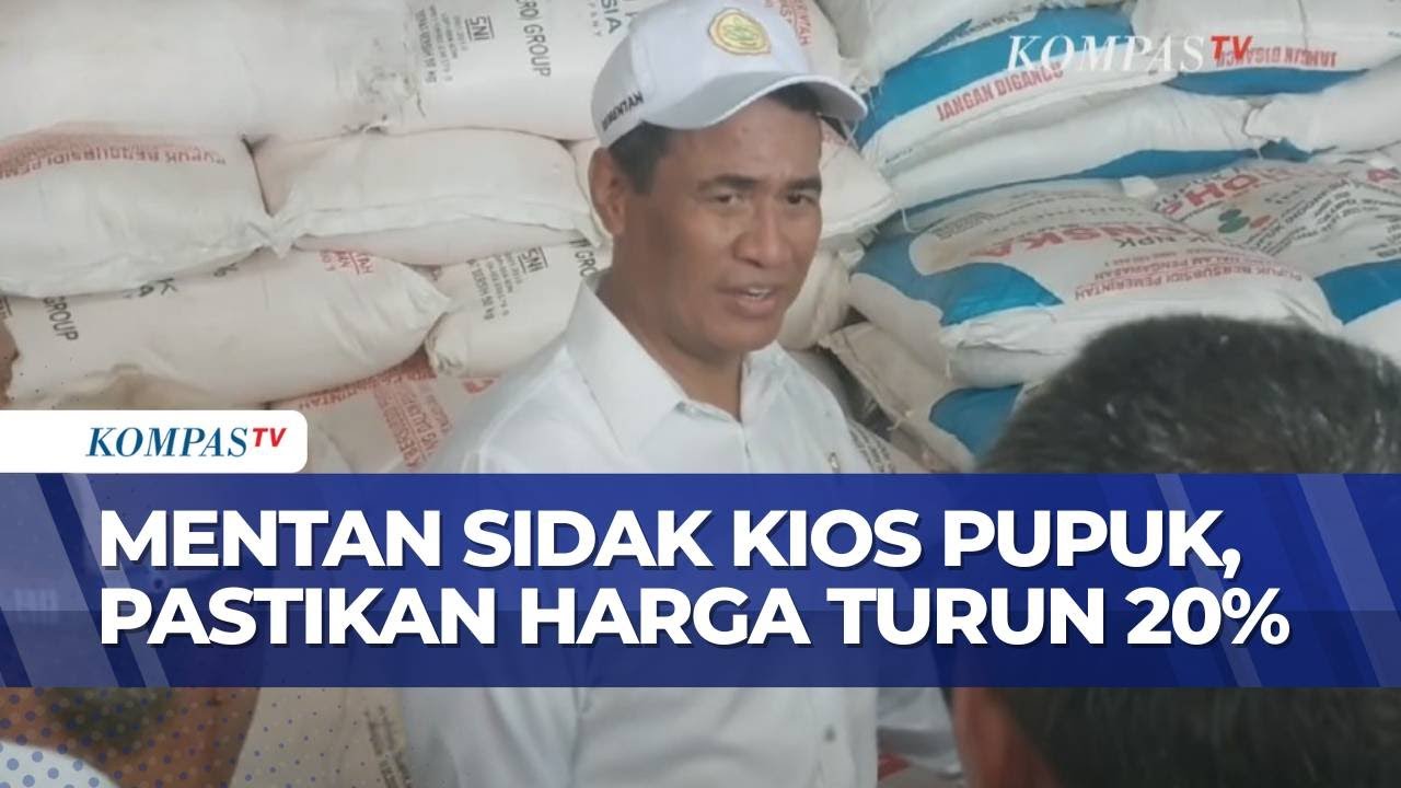 Sidak Kios Pupuk di Subang, Mentan Amran Pastikan Harga Pupuk Turun 20 Persen! | JMP