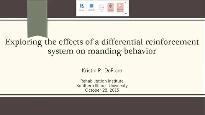 Kristin DeFiore Thesis Defense