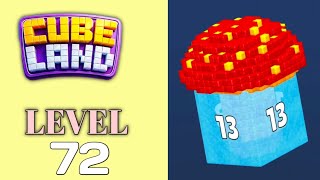 Cube Land Puzzle Level 72 Walkthrough Solution