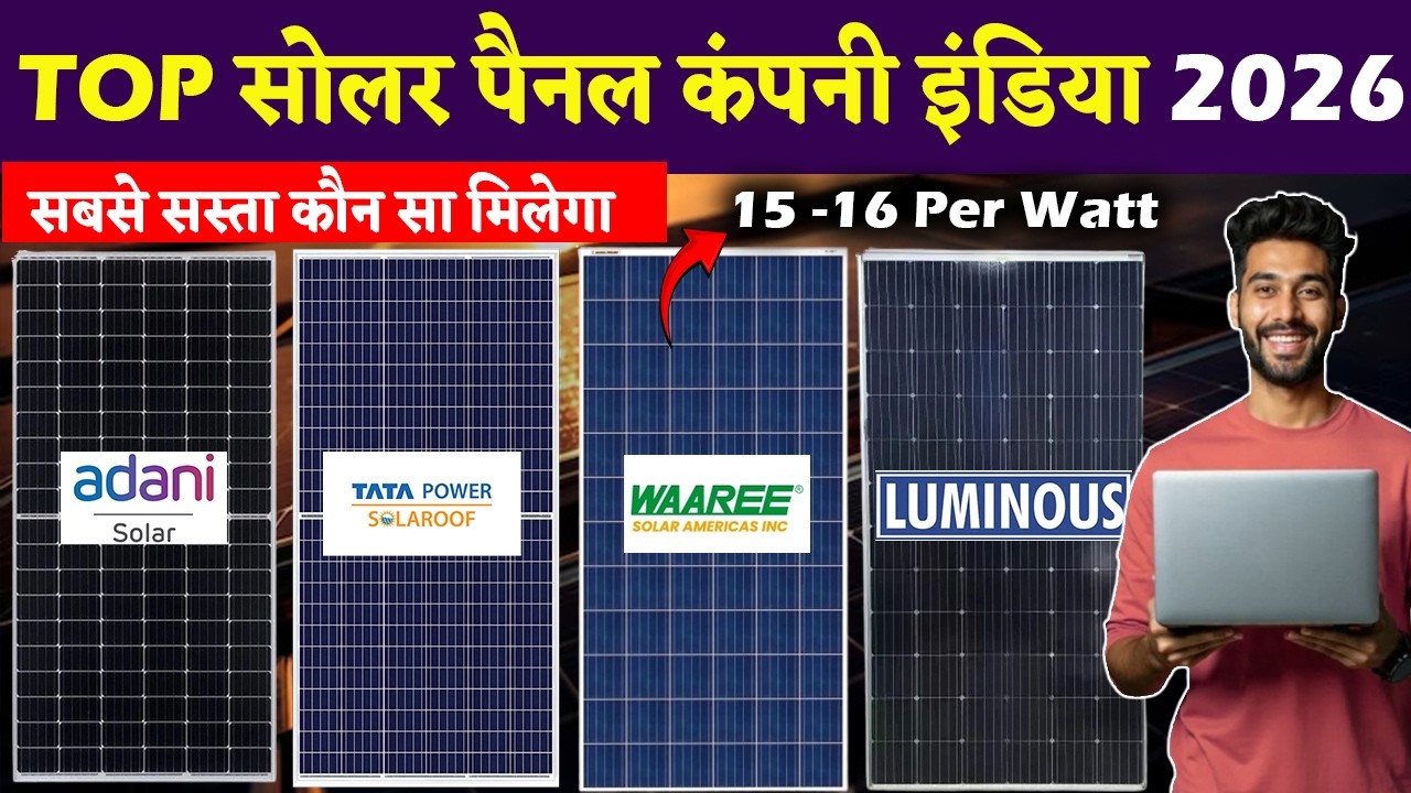 Best Solar Panel Company In India 2026 | Solar Panels for Home | Best ...