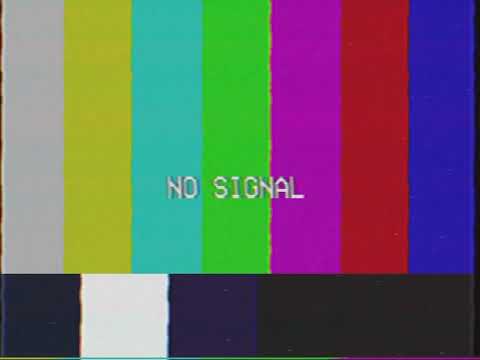 No Signal Vhs Crt Color TV Bars Screen Video Editing