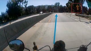 Attacking the Curve on a Motorcycle