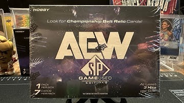 AEW Game Used SP Hobby Box Break
