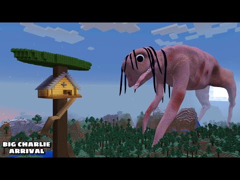 SURVIVING FROM BIG CHARLIE ARRIVAL in Minecraft - Gameplay - Coffin Meme