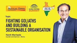 Fighting Goliaths and building a sustainable organisation by Harsh Mariwala at #MOGPS