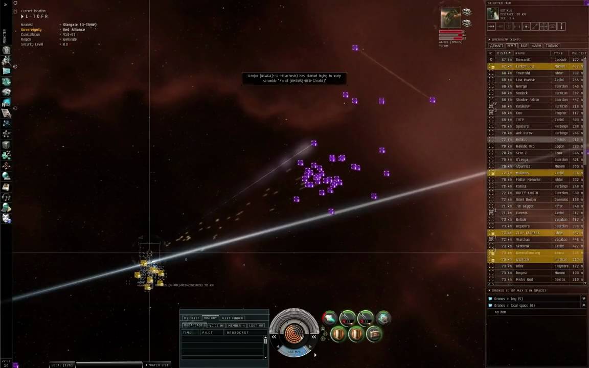 EVE online: Rebellion - Simple Roaming