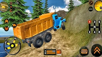 Backhoe Loader JCB Simulator Gameplay - Indian Vehicles JCB Truck Driving - Android Gameplay 