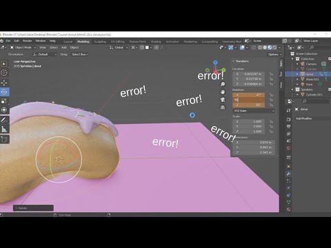The Reality Behind Every Blender Donut Progress