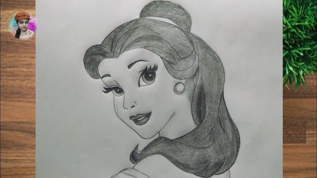 Learn How to Draw Belle from Beauty and the Beast Beauty and the Beast  Step by Step  Drawing Tutorials