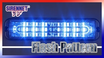 Flash Pattern: Code 3 Chase Dual Color 12 LED Light