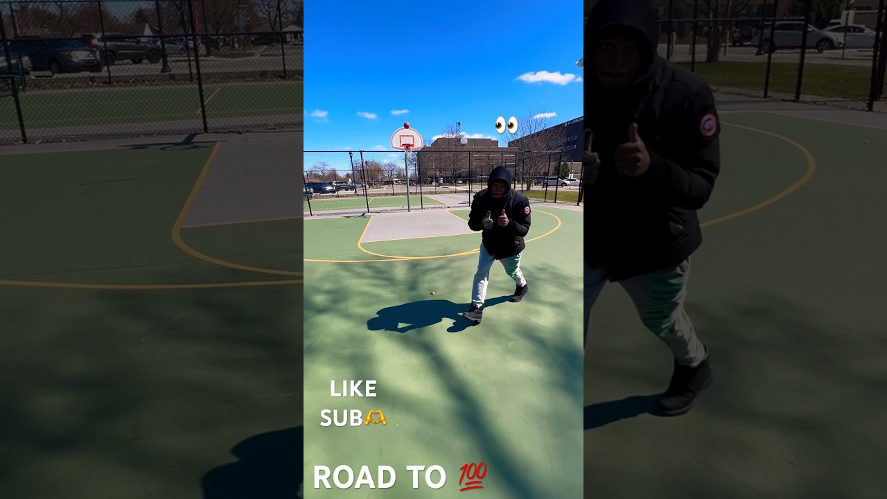 DOUBKE RIM NO 👀 TURNAROUND SHOT 