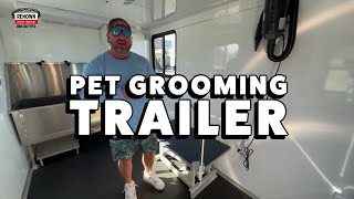 Tour of our Mobile Pet Grooming Trailer: The Ultimate Solution for Groomers onthego!