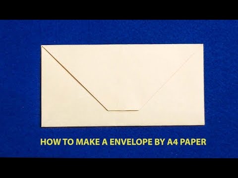Xếp giấy Origami-Hướng dẫn gấp bao thư không cắt dán | Foci