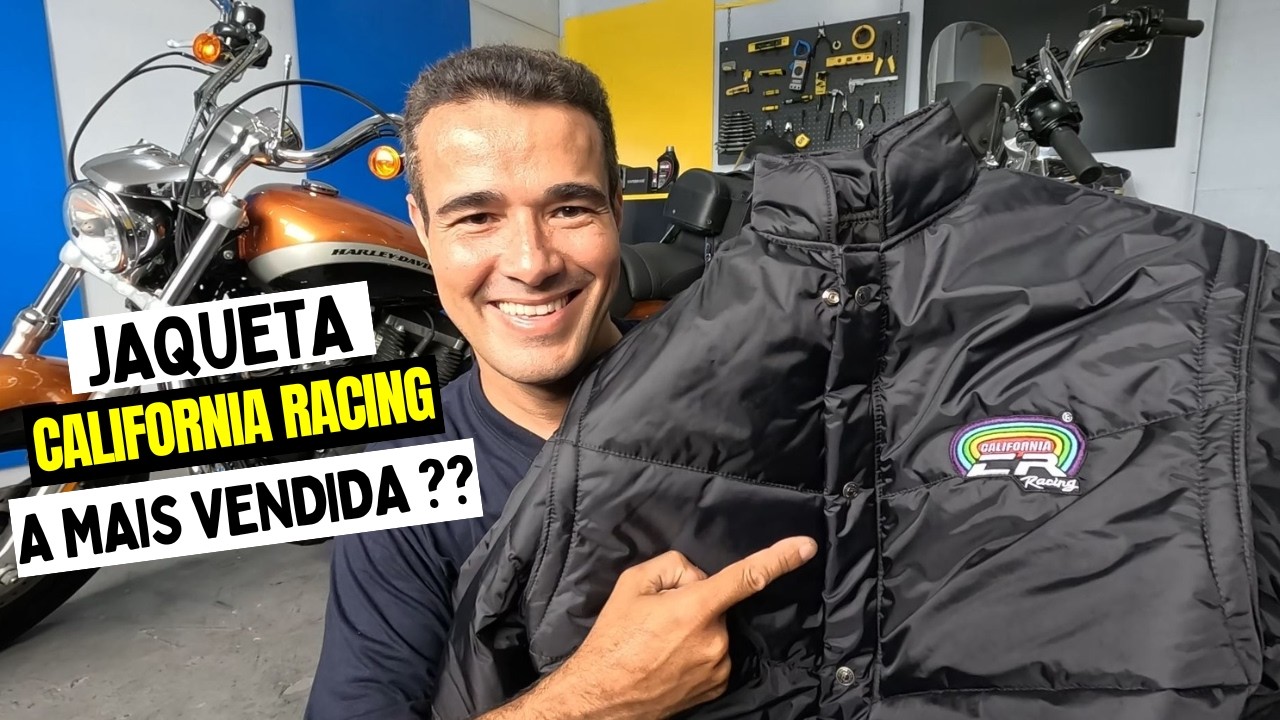 JAQUETA BOBOJACO CALIFORNIA RACING EM DETALHES: CONFORTO E PROTEÇÃO NO ...
