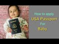 How to apply USA passport for baby| Mishka  USA Passport| Baby USA passport detail in hindi|