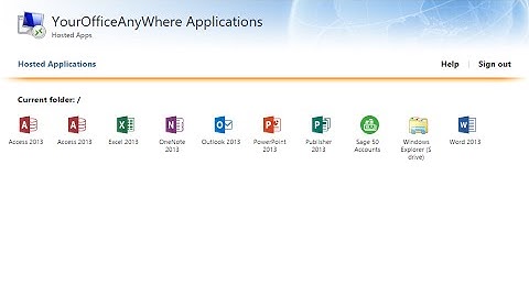 Connecting to a Hosted Desktop using a browser and WebApps