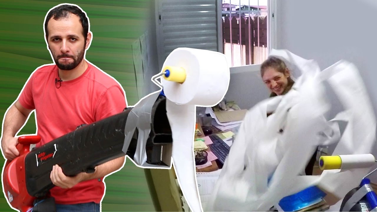Toilet paper cannon adivinhação dificil