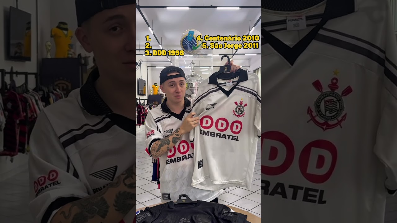 as 5 camisas mais bonitas da história do Corinthians
