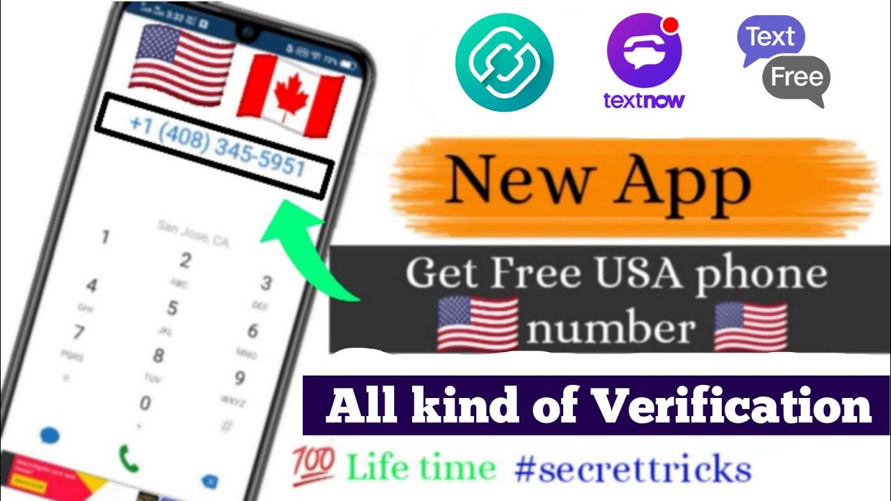 How to get a Free USA Phone Number from Any country for verification