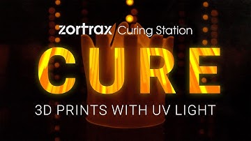 Automated UV Curing of Resin 3D Prints in Zortrax Curing Station