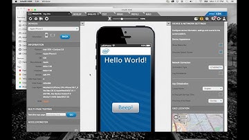 Preview how to work with Intel XDK 2017