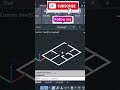 Convert 2D Floor Plan to 3D in AutoCAD π’