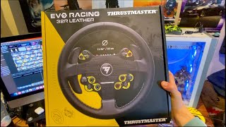 PREORDER Thrustmasters BRAND NEW 320mm EVO LEATHER Wheel NOW + FIRST Drift IMPRESSIONS!