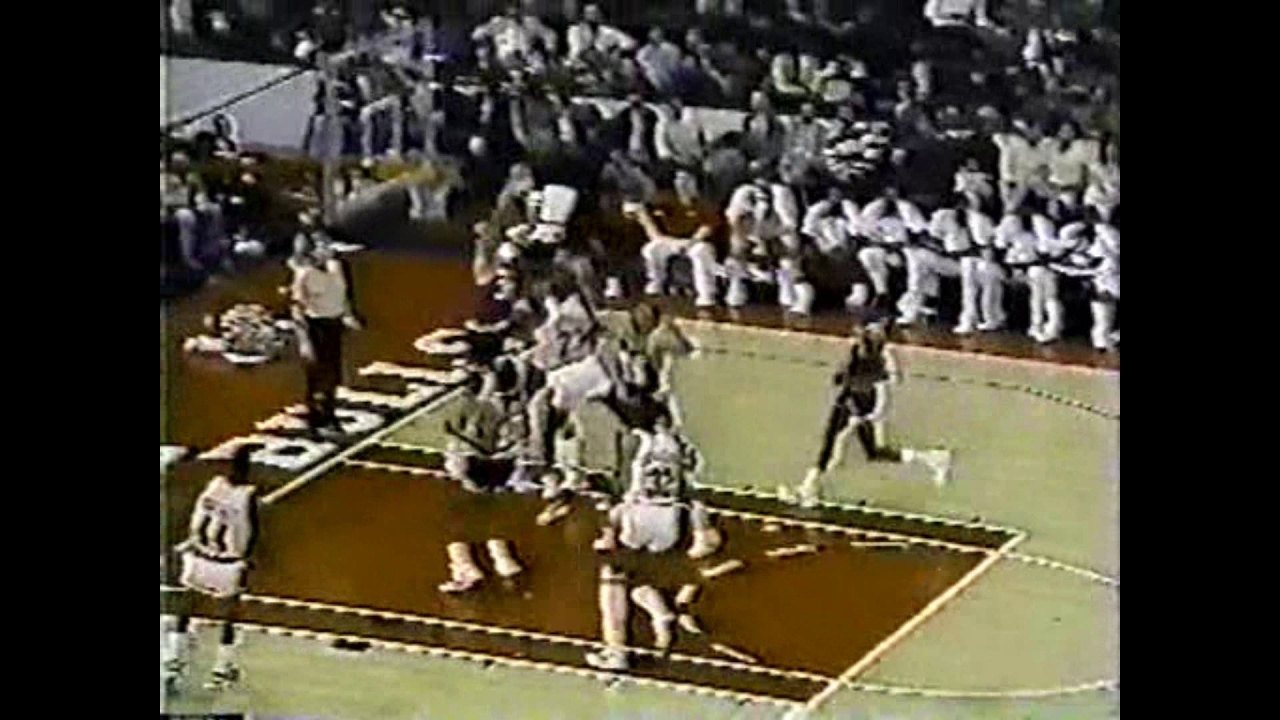 Granville Waiters Two-Handed Block on Michael Jordan (1985)