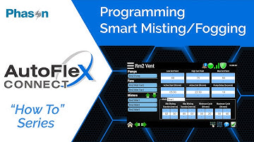 How to Set Up Smart Mode for Misting & Fogging | Phason AutoFlex Connect Tutorial