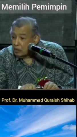 Memilih Pemimpin #quraishshihab #pemimpin #shorts